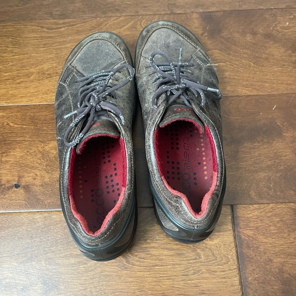 Ecco Men's Brown Leather Shoes - Picture 2 of 6